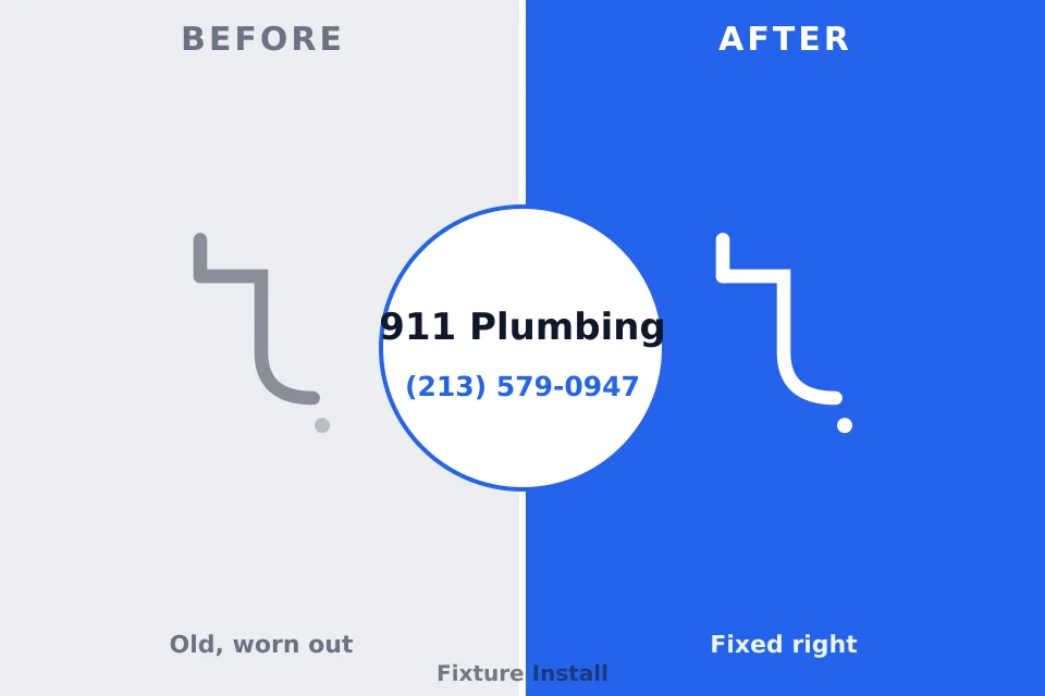Before and after: plumbing company Greenfield, IN